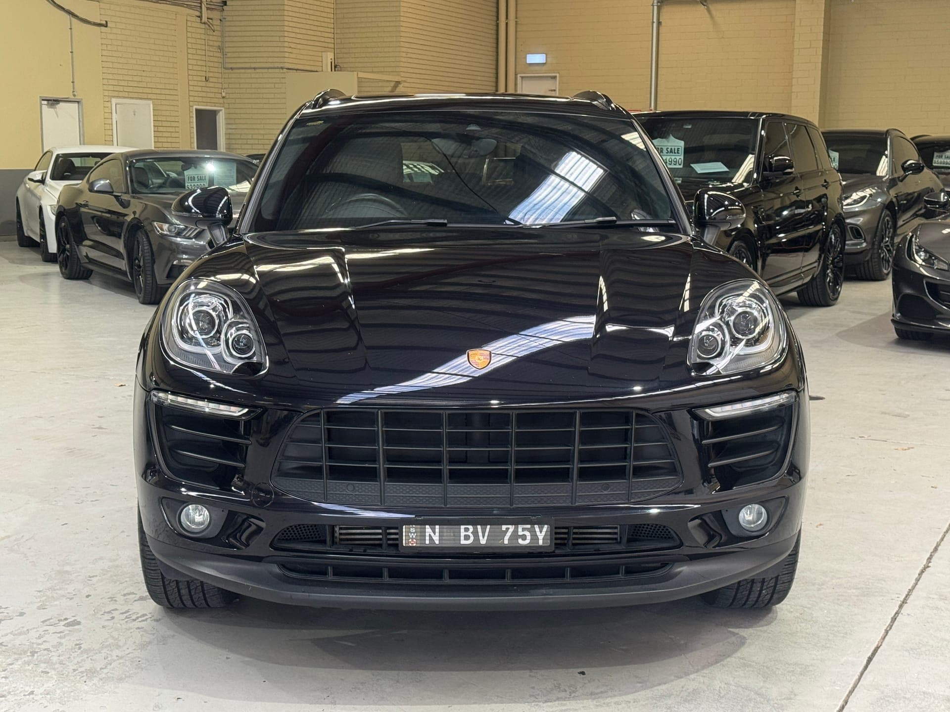 2017 Porsche Macan in Black — exterior side