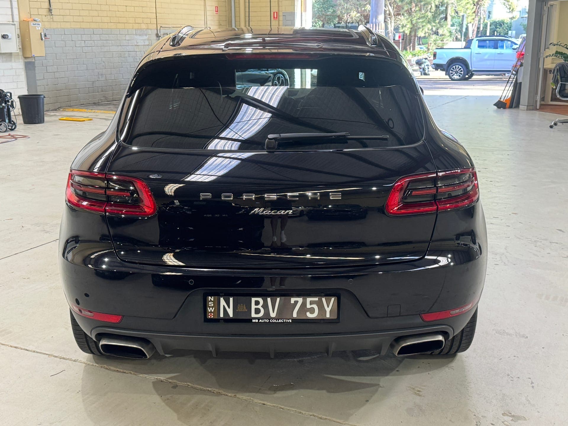2017 Porsche Macan in Black — rear seats