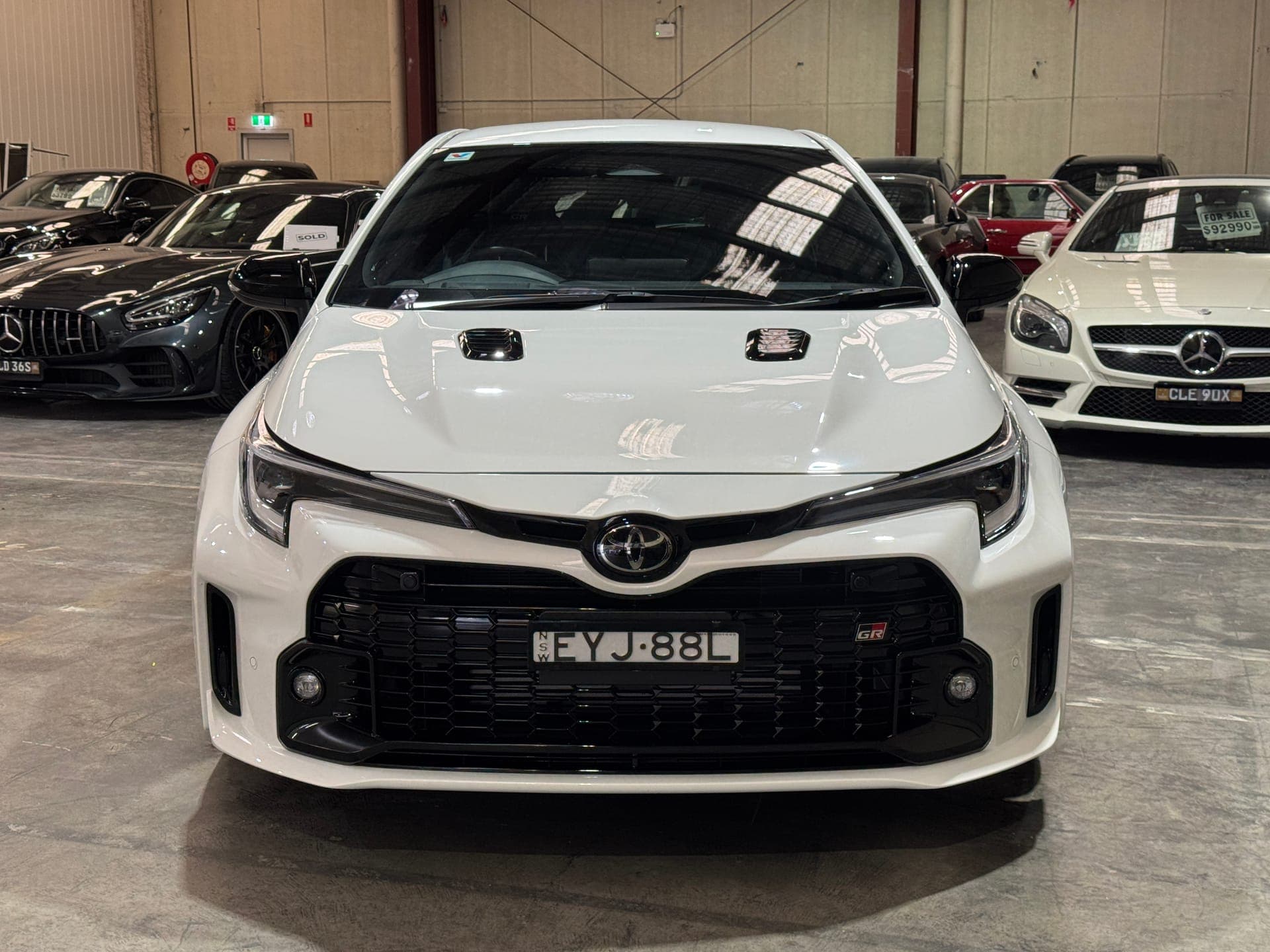 2023 Toyota GR Corolla GTS in White — exterior rear