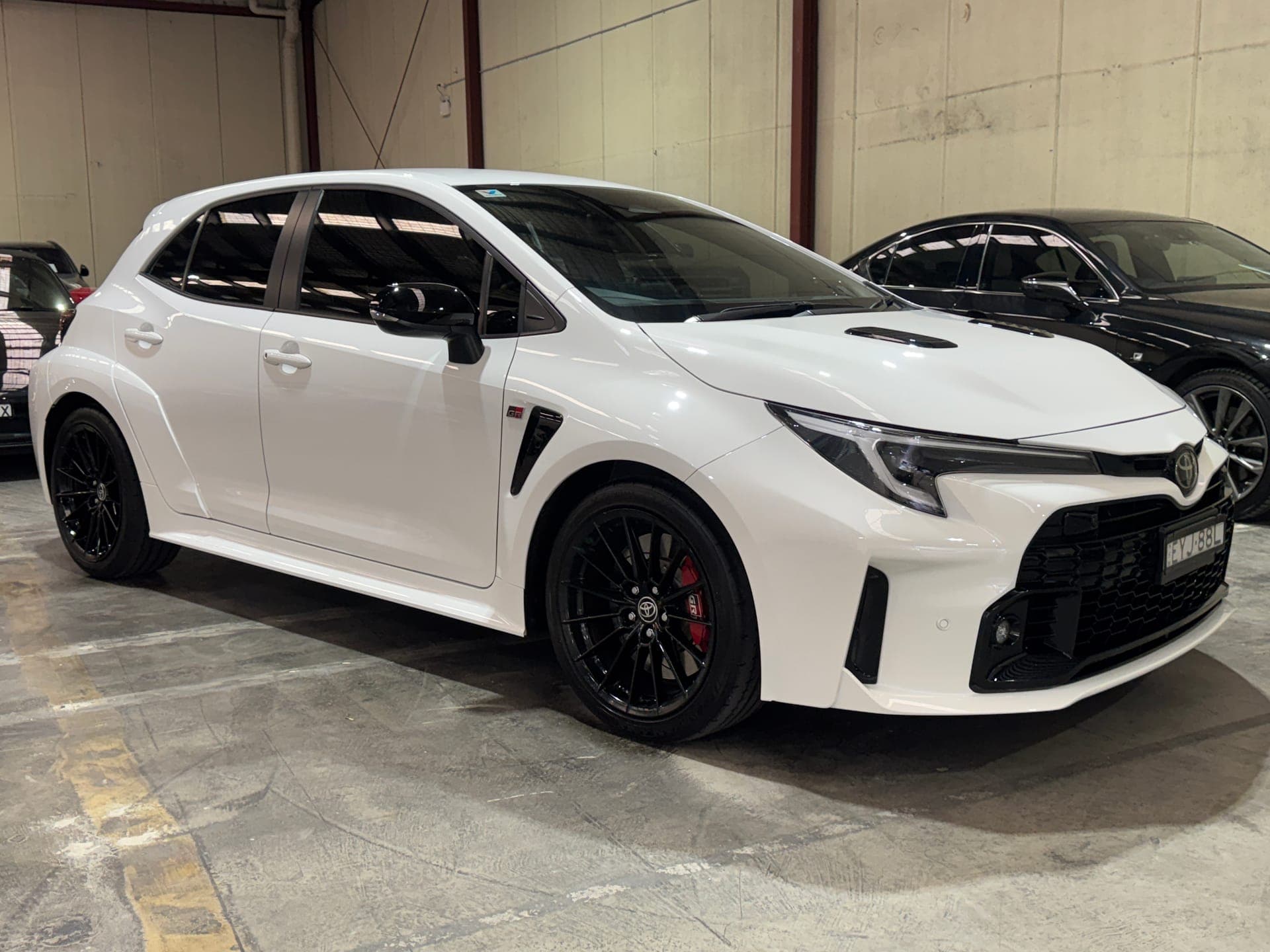 2023 Toyota GR Corolla GTS in White — exterior side