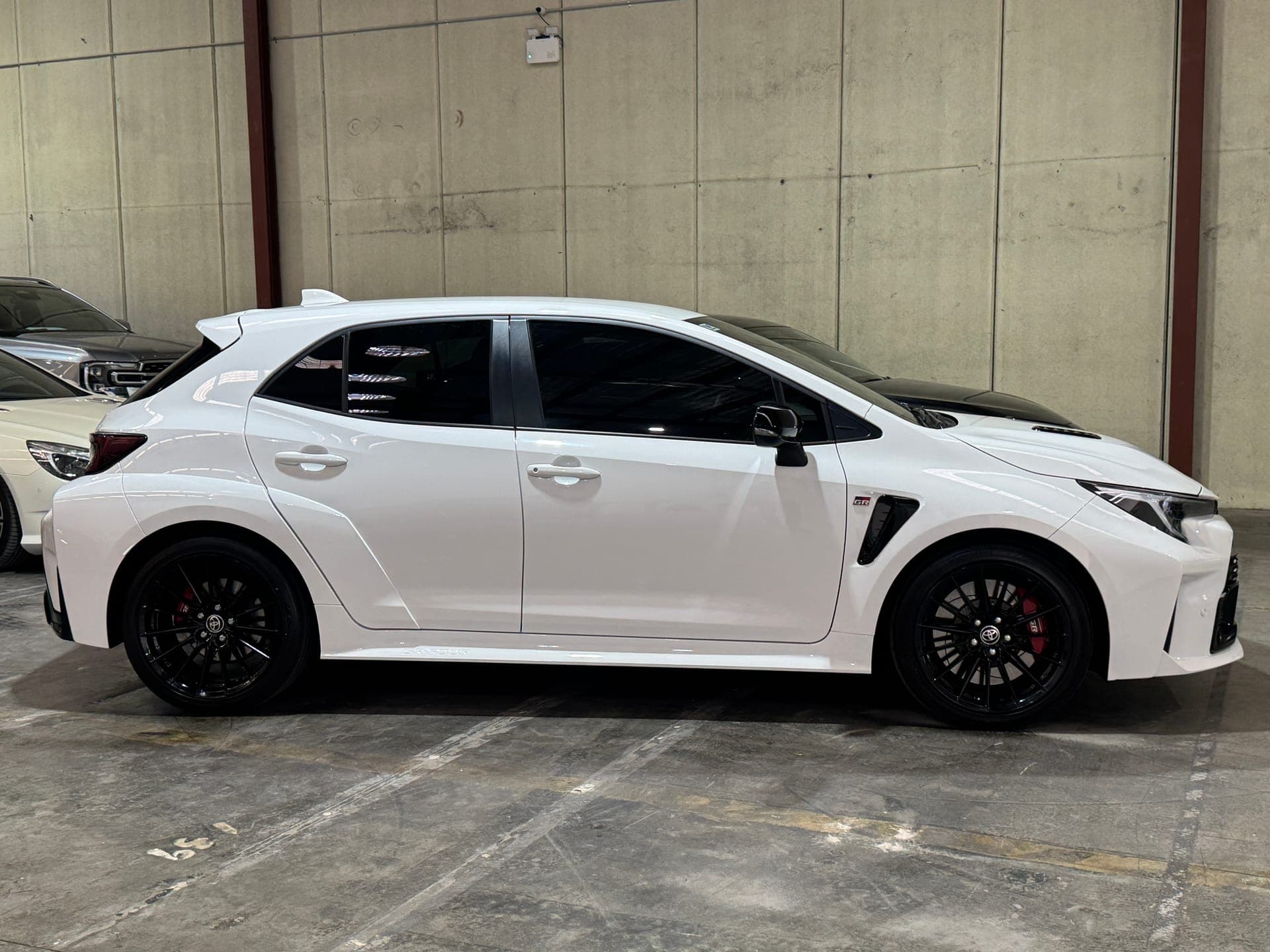 2023 Toyota GR Corolla GTS in White — interior