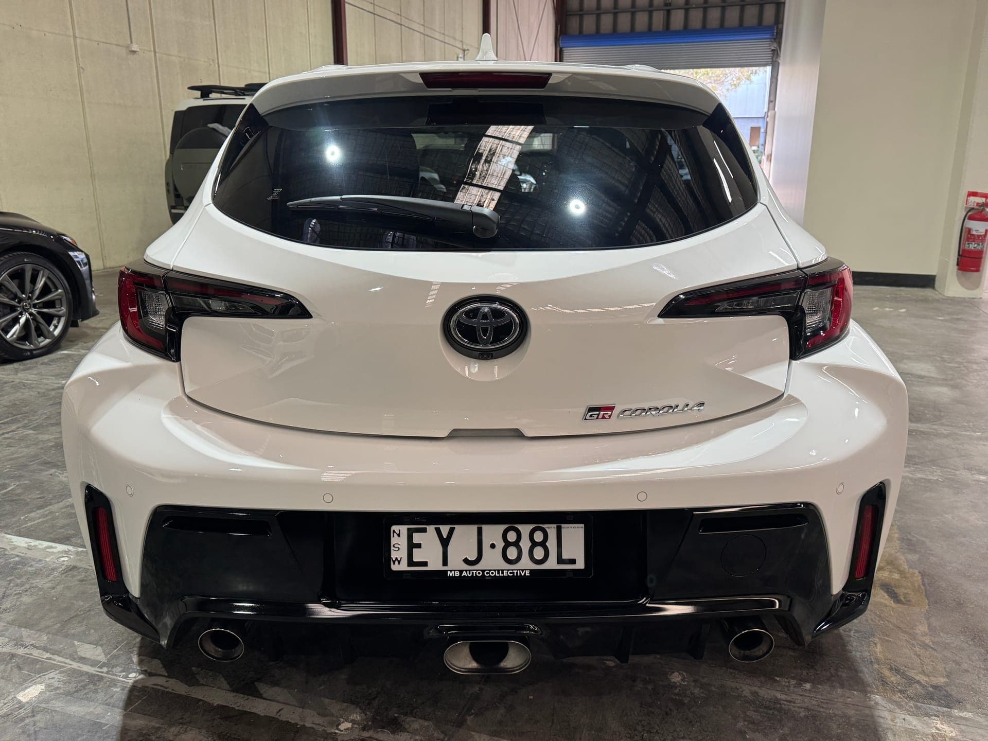 2023 Toyota GR Corolla GTS in White — front seats