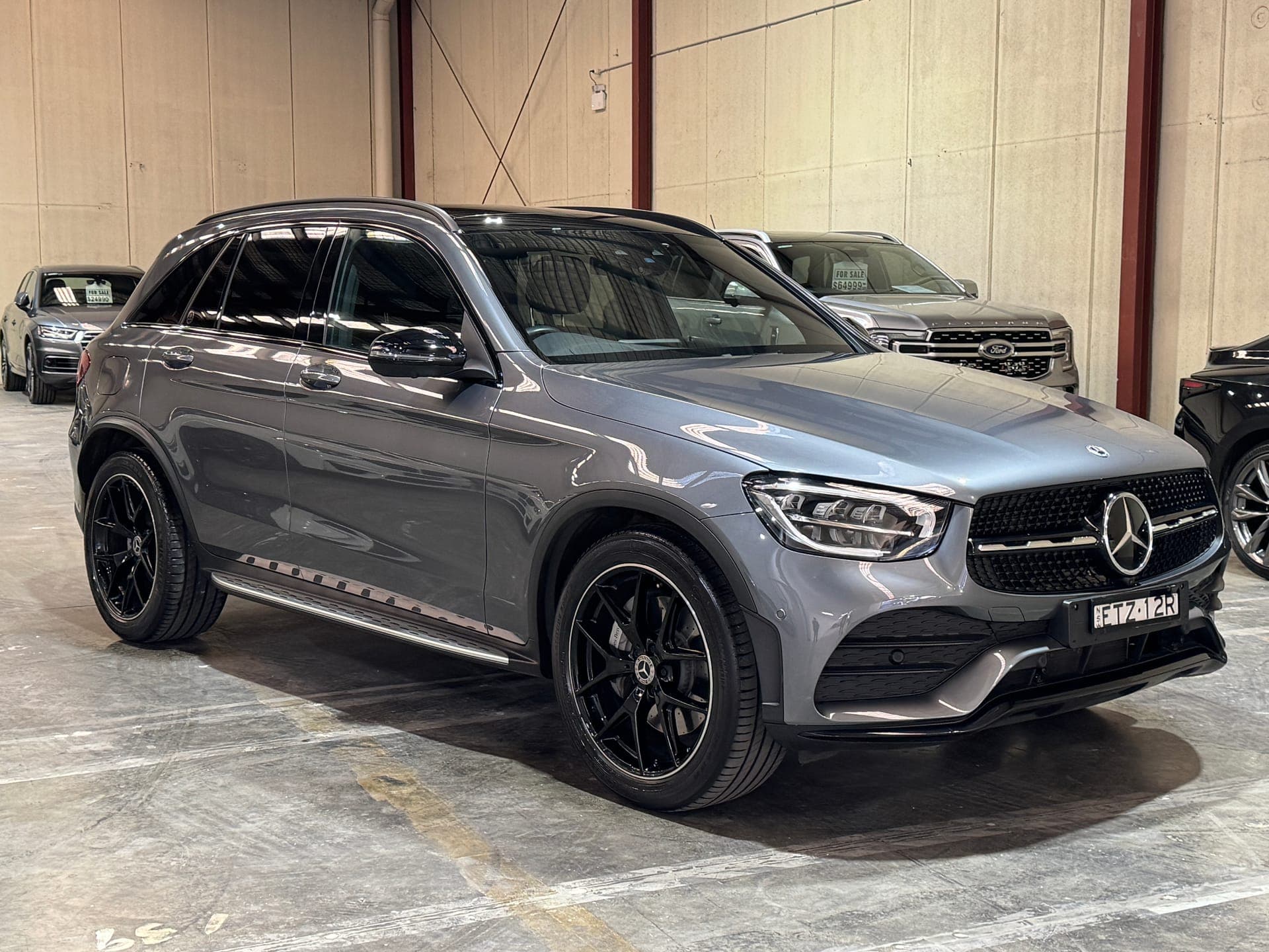 2022 Mercedes-Benz GLC 300 4MATIC in Grey — exterior rear