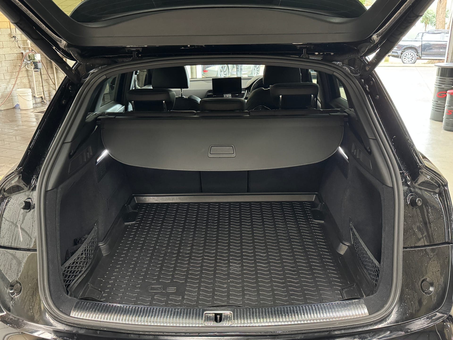2023 Audi Q5 40 TDI Quattro Sport MHEV in Black — boot