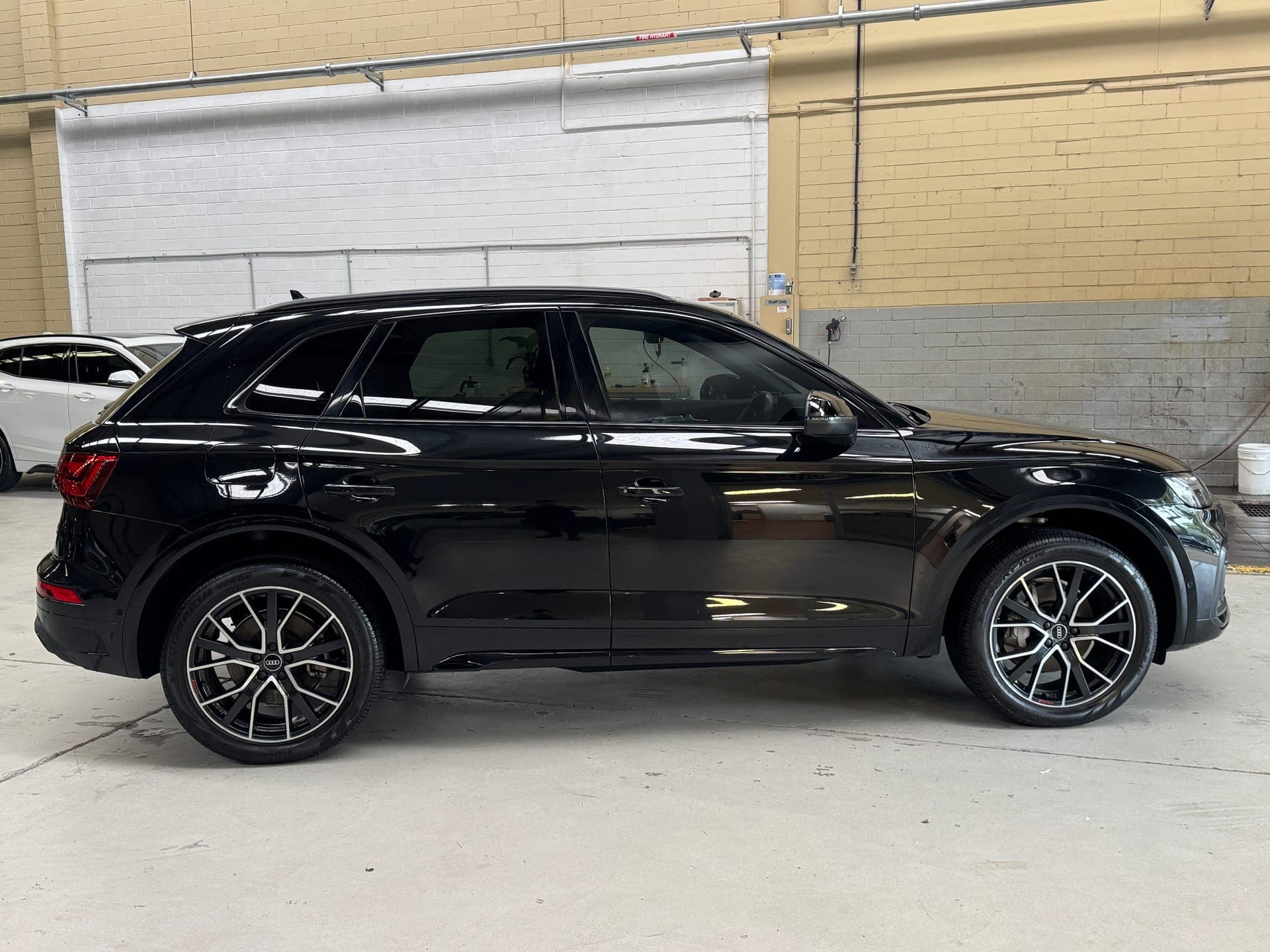 2023 Audi Q5 40 TDI Quattro Sport MHEV in Black — engine bay
