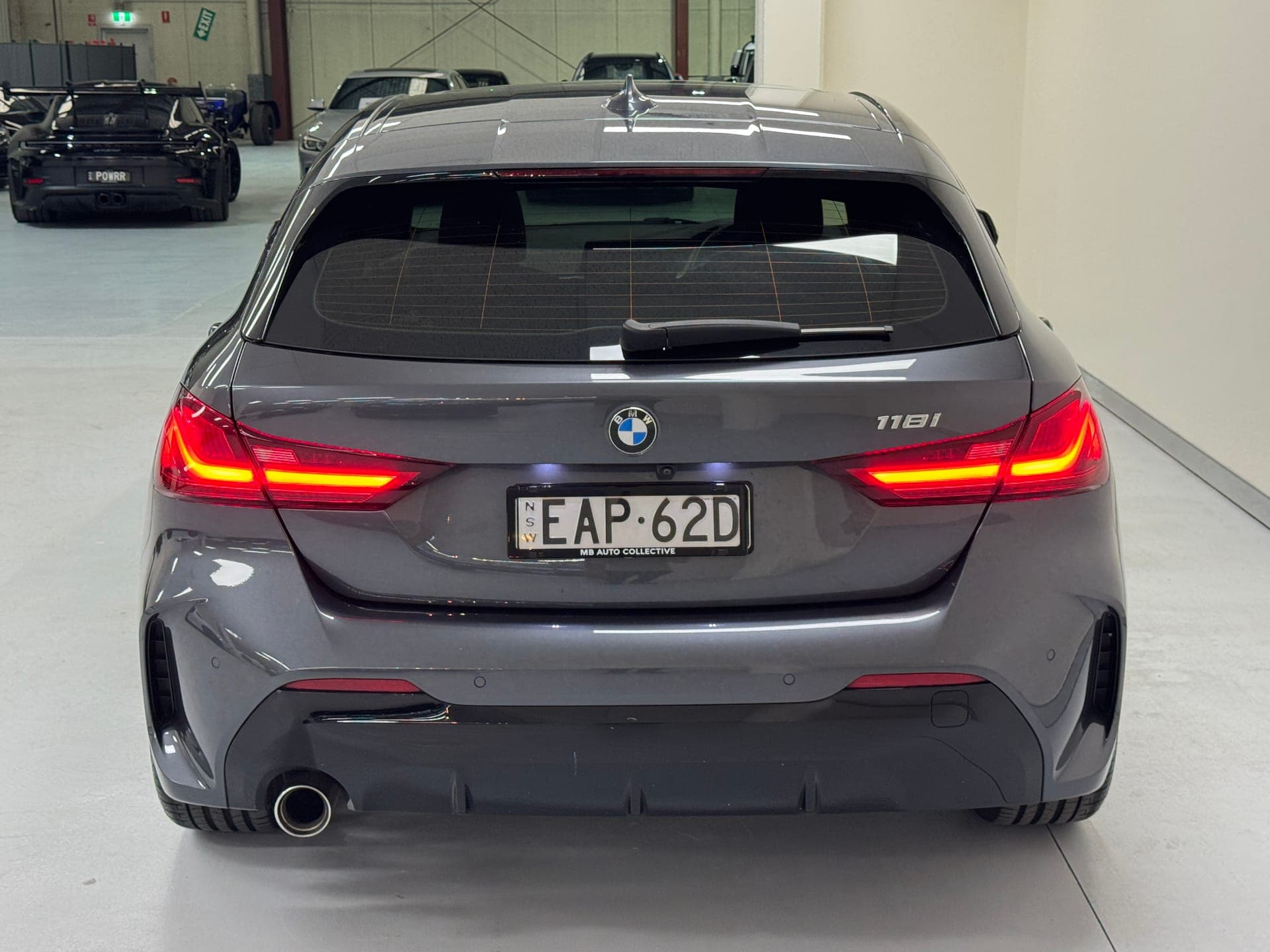 2020 BMW 1 Series 118i M Sport in Mineral Grey — front seats