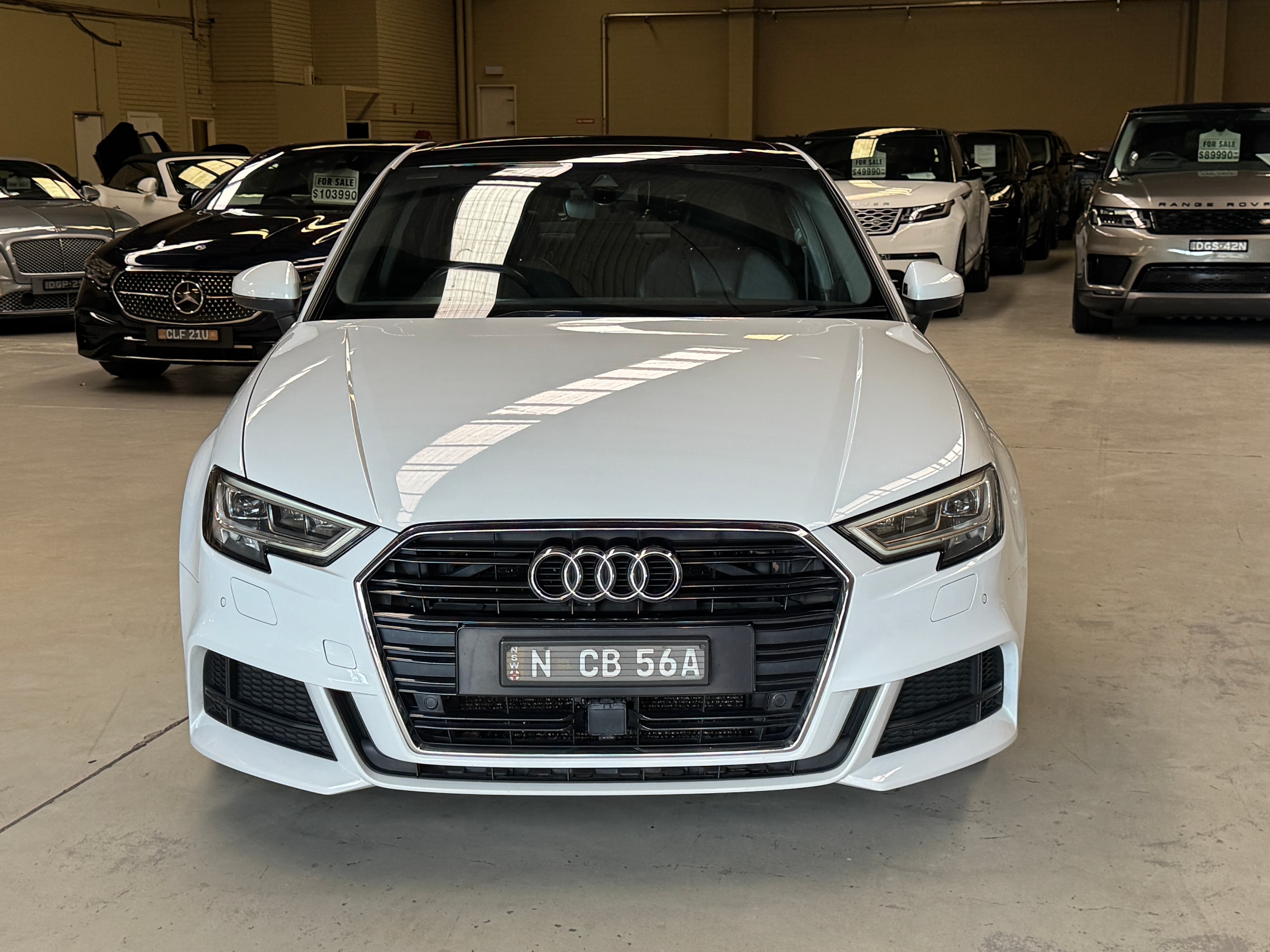 2020 Audi A3 40 TFSI S Line Plus 8V MY20 in White — exterior side