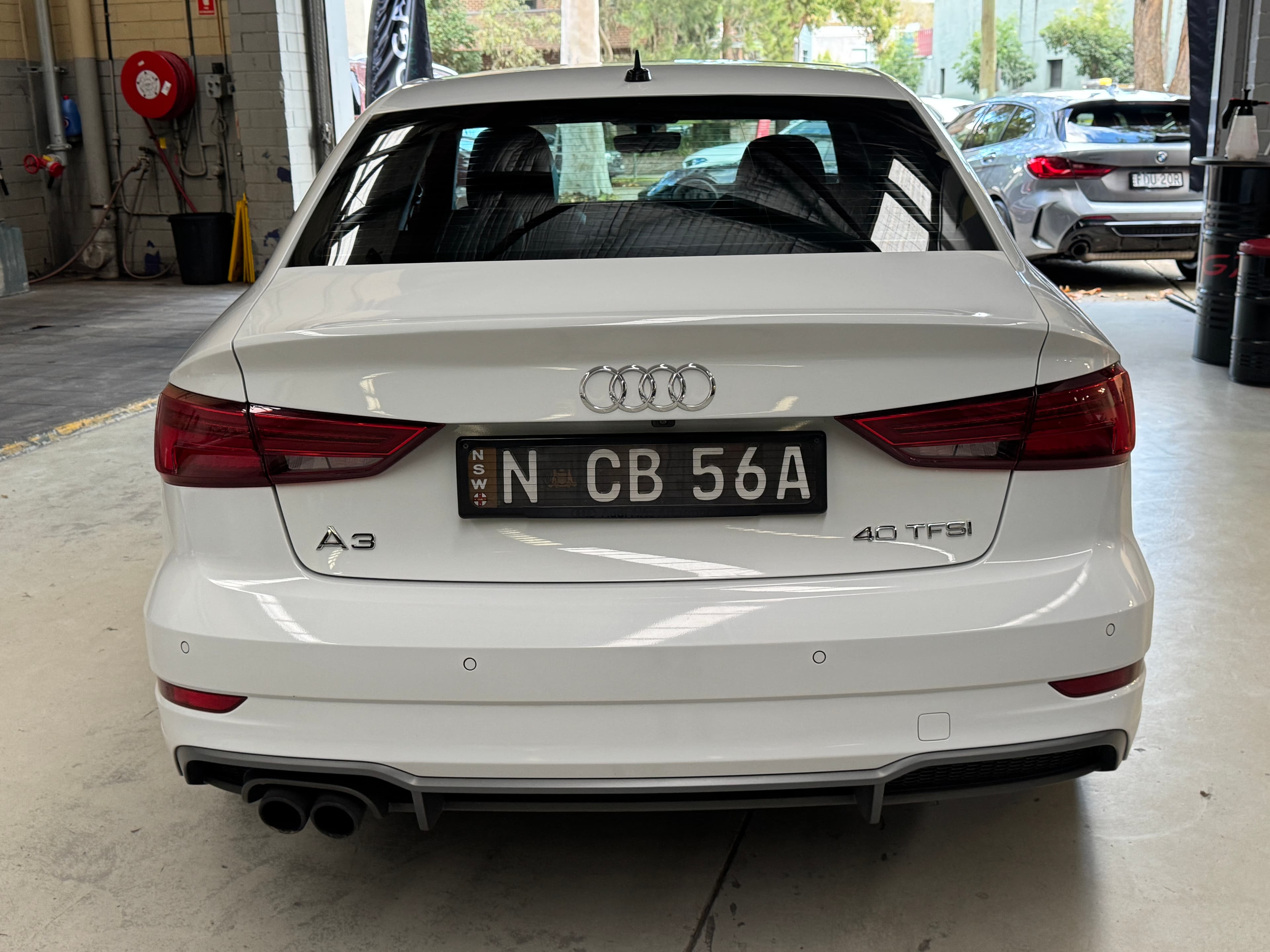 2020 Audi A3 40 TFSI S Line Plus 8V MY20 in White — front seats