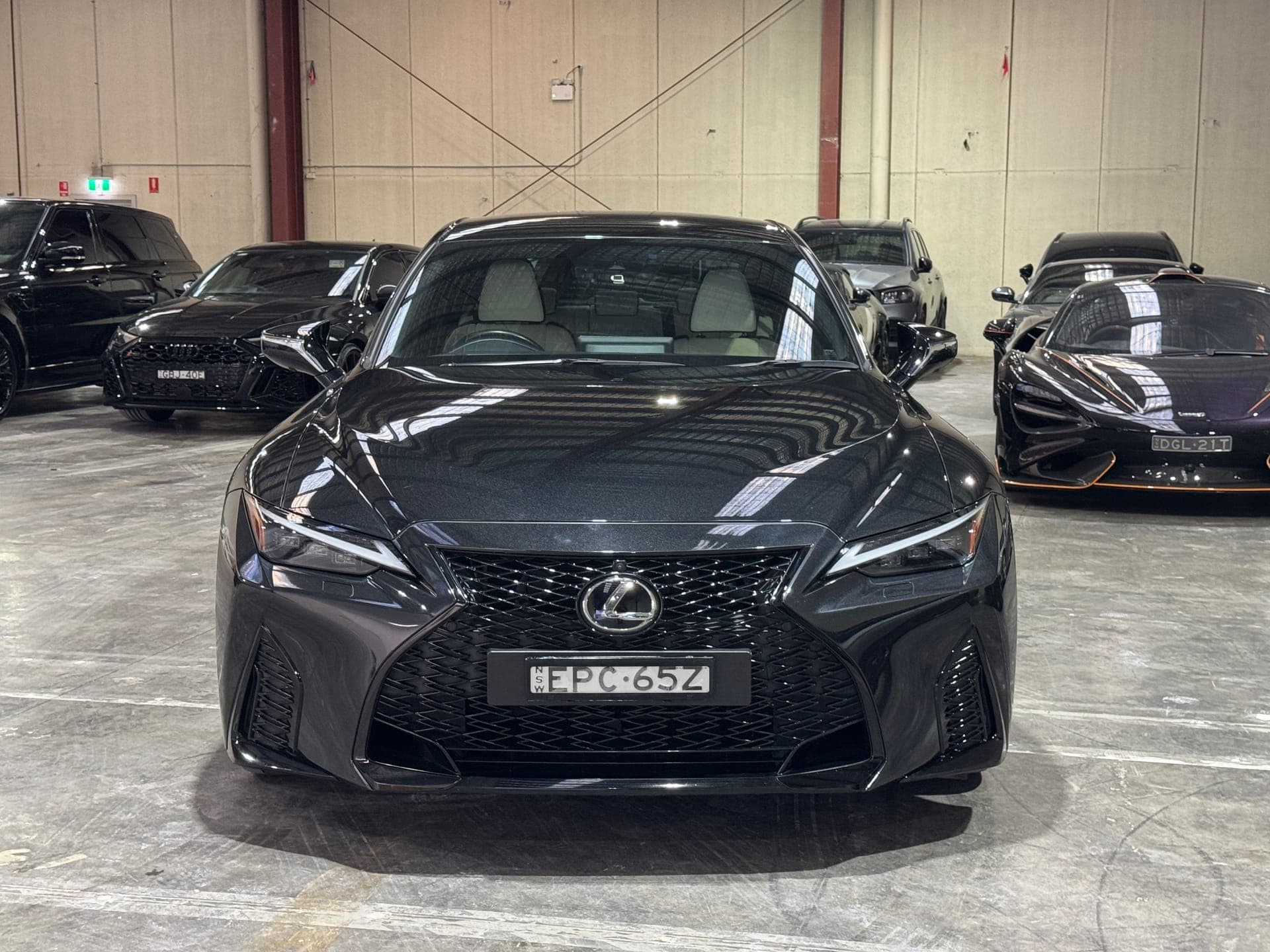 2021 Lexus IS300 F SPORT in Black — exterior rear