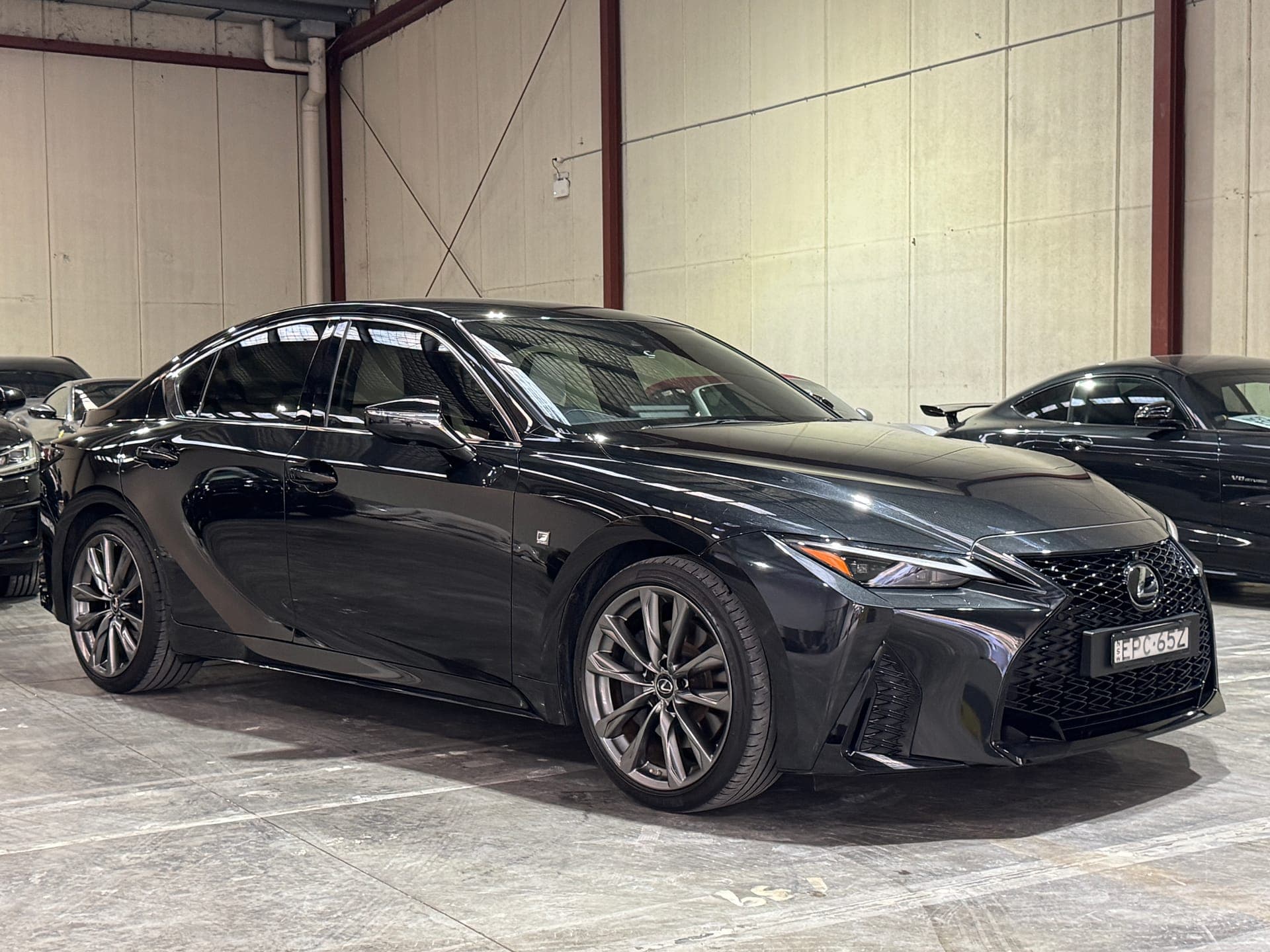 2021 Lexus IS300 F SPORT in Black — exterior side