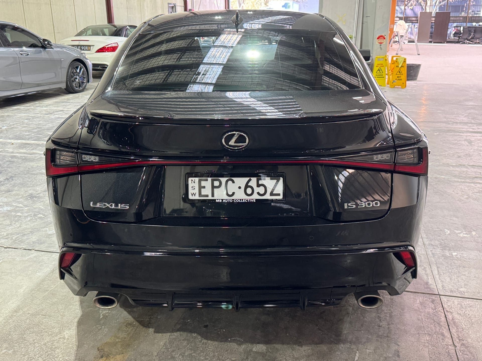 2021 Lexus IS300 F SPORT in Black — rear seats