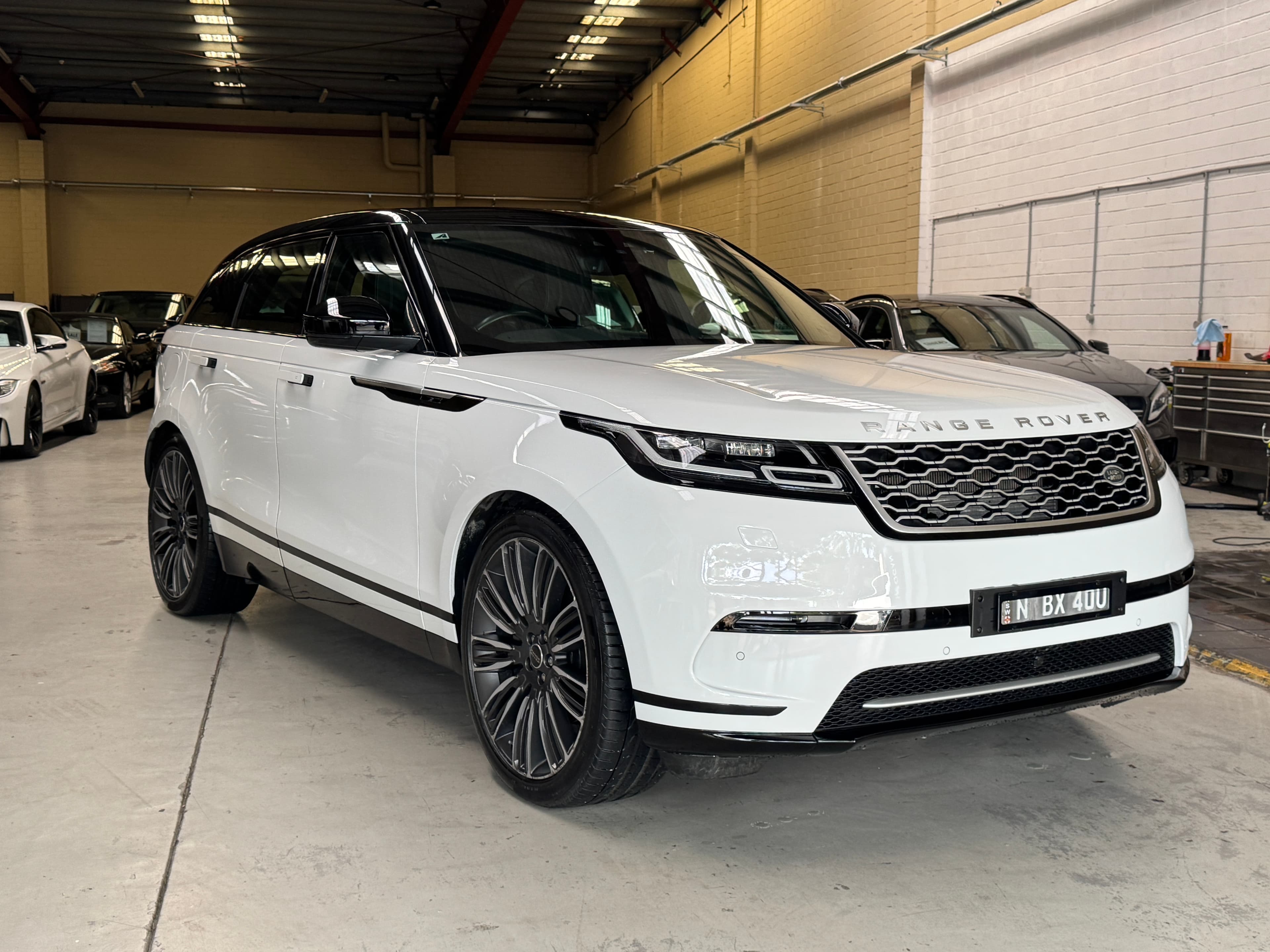 2018 Land Rover Velar D300 S in White — exterior rear