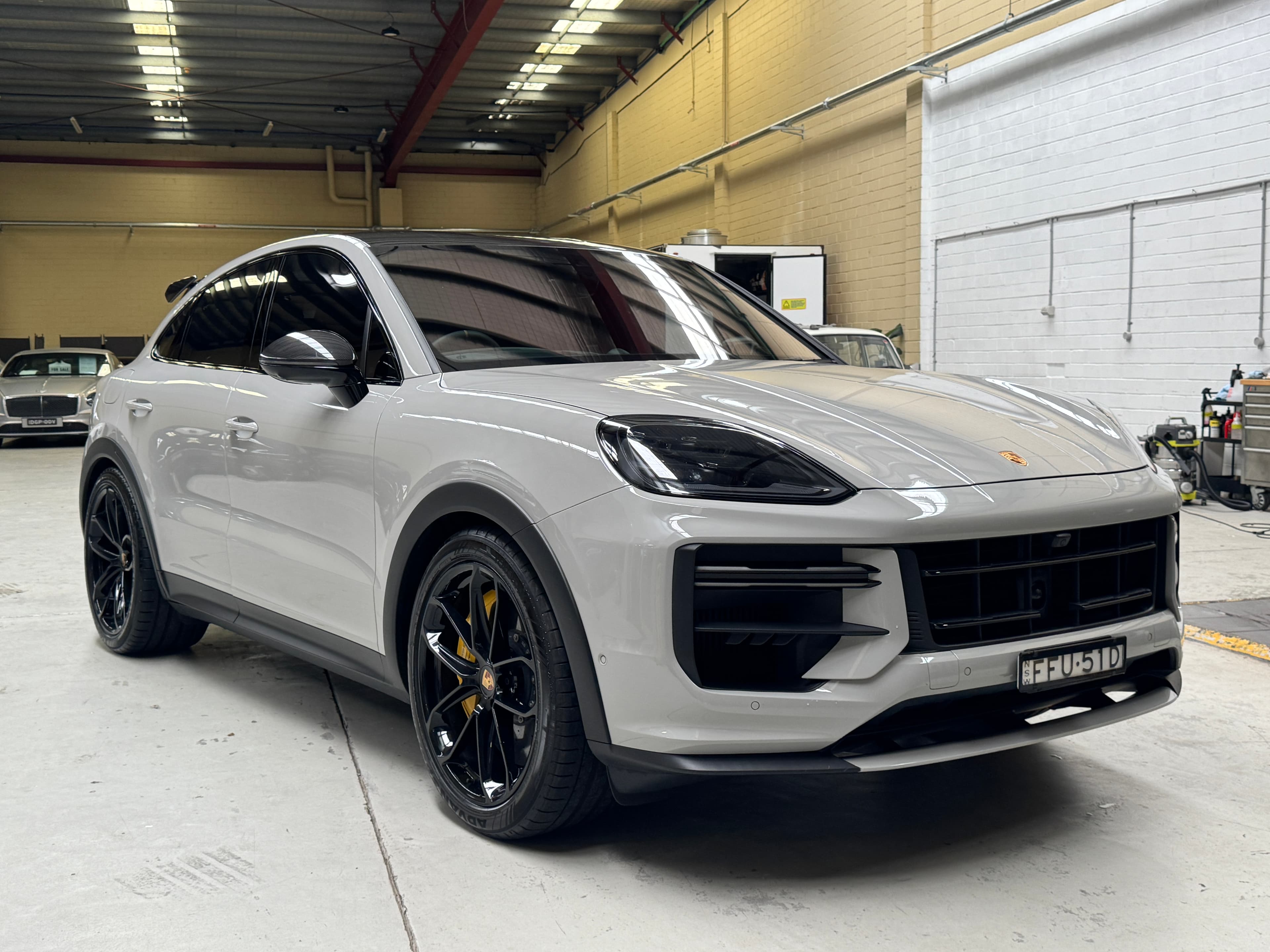 2024 Porsche Cayenne Turbo GT in Grey — exterior rear