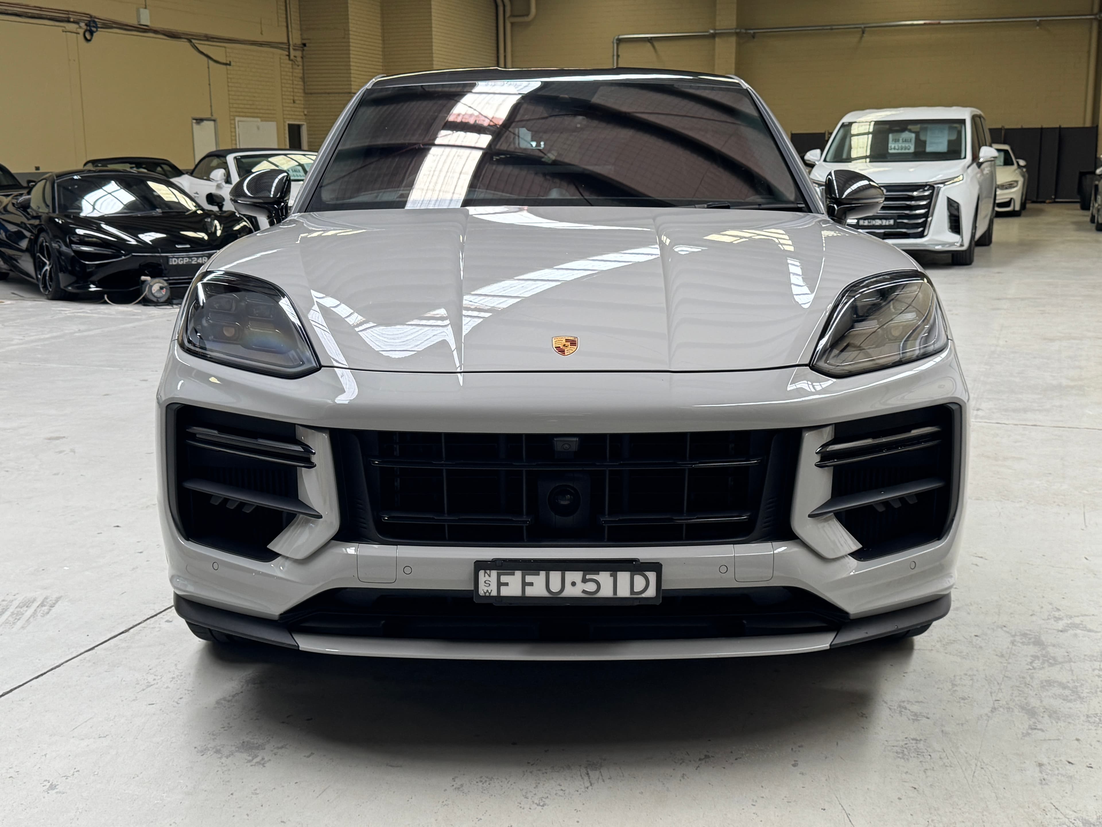 2024 Porsche Cayenne Turbo GT in Grey — exterior side