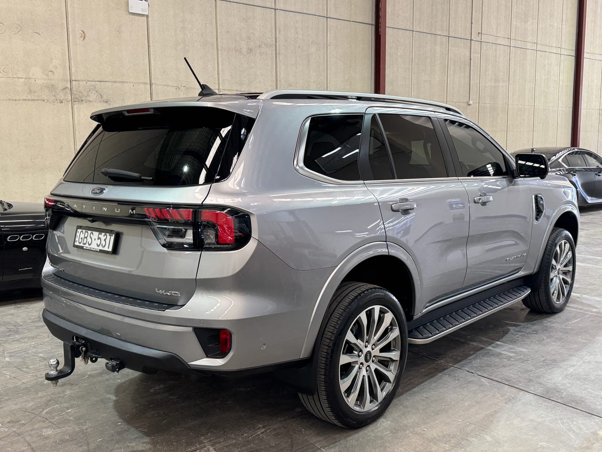 2023 Ford Everest Platinum (4WD) UB MY24 in Silver — front seats
