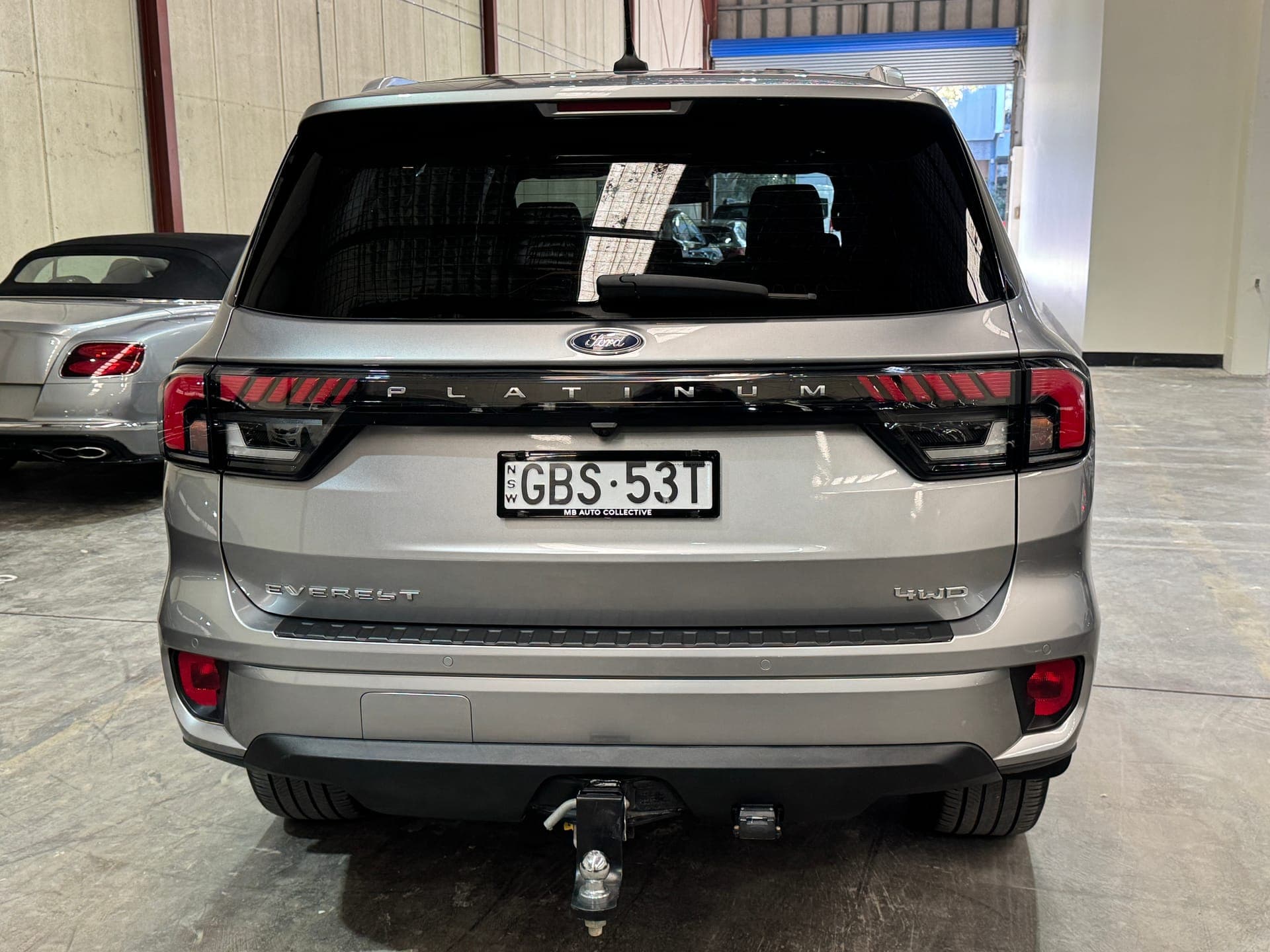 2023 Ford Everest Platinum (4WD) UB MY24 in Silver — rear seats