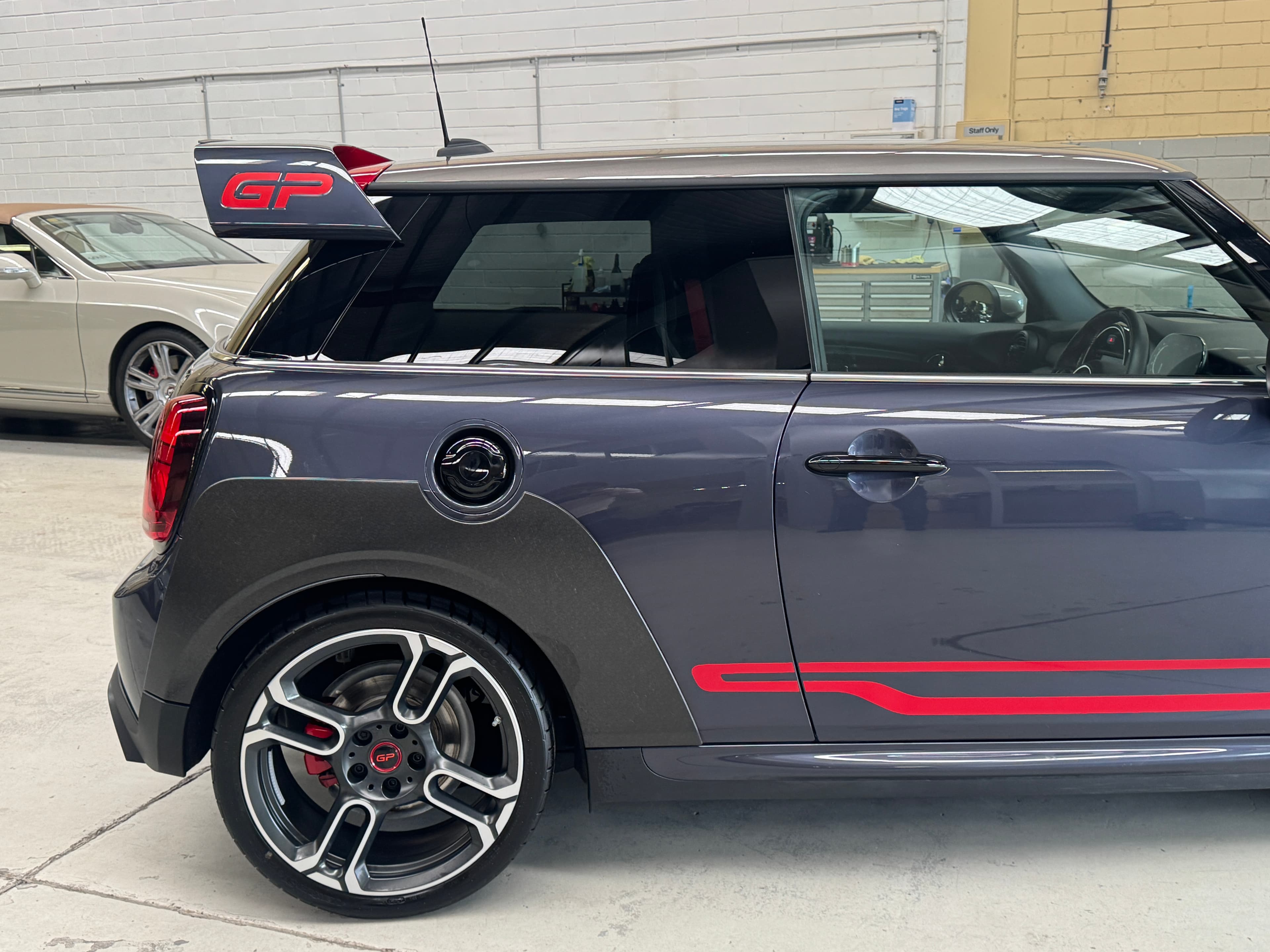 2020 MINI 3D Hatch 3D HATCH JOHN COOPER WORKS GP F56 TURBO MPFI 2.0L 8 SP AUTOMATIC in GREY — rear seats