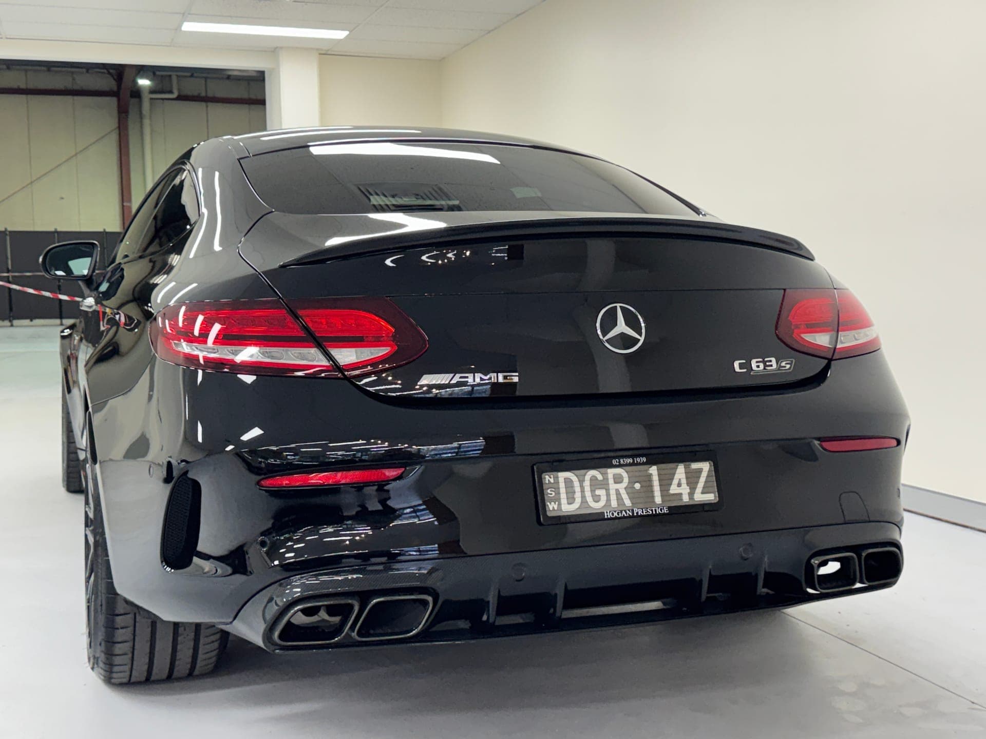 2023 Mercedes-AMG C 63 S in Black — front seats