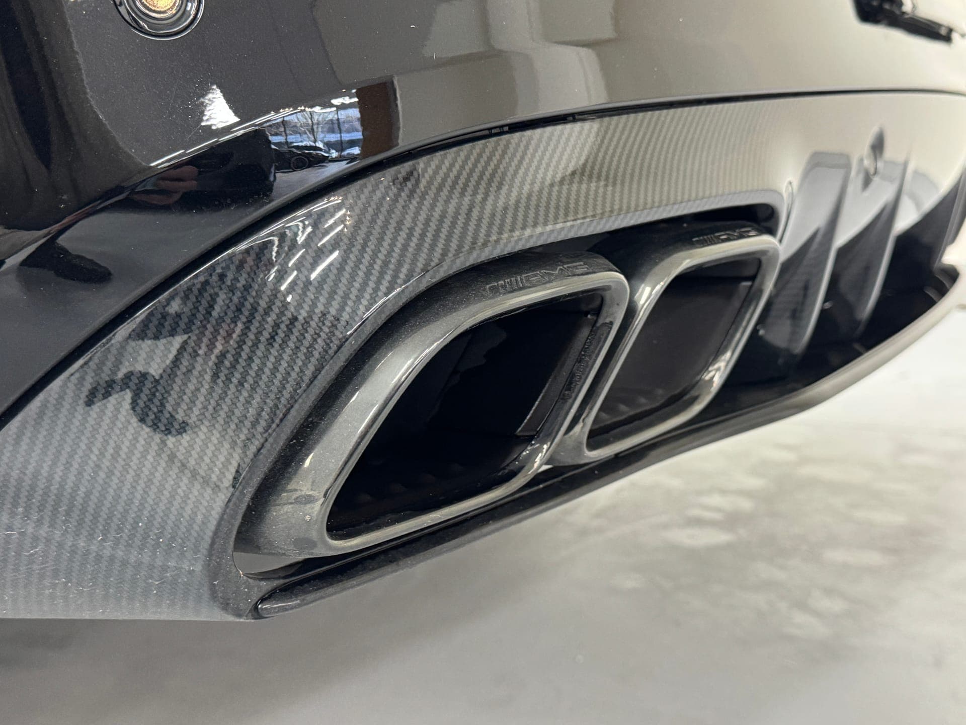 2023 Mercedes-AMG C 63 S in Black — rear seats