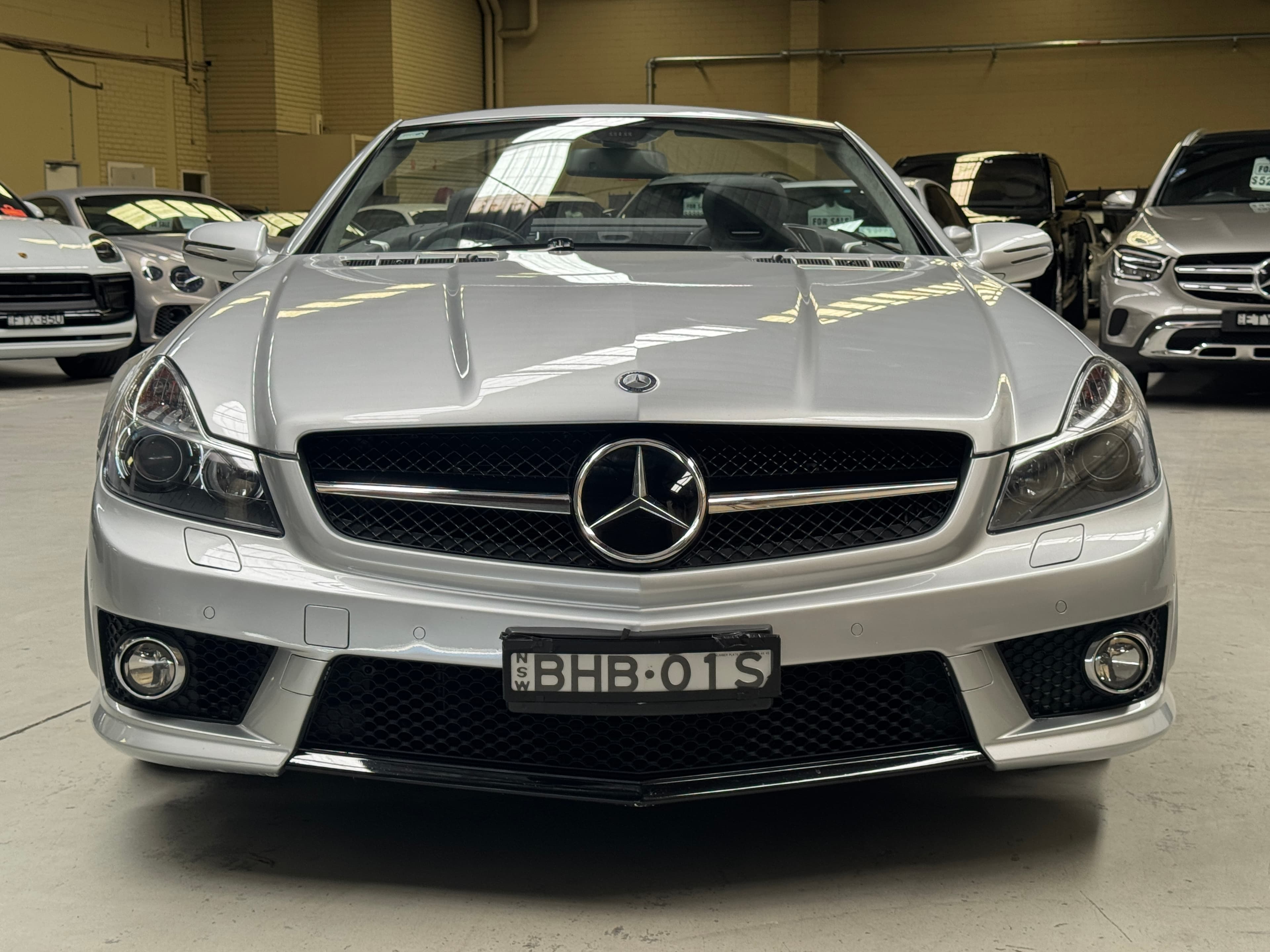 2008 Mercedes-Benz SL 63 AMG R230 08 Upgrade in Silver — exterior side