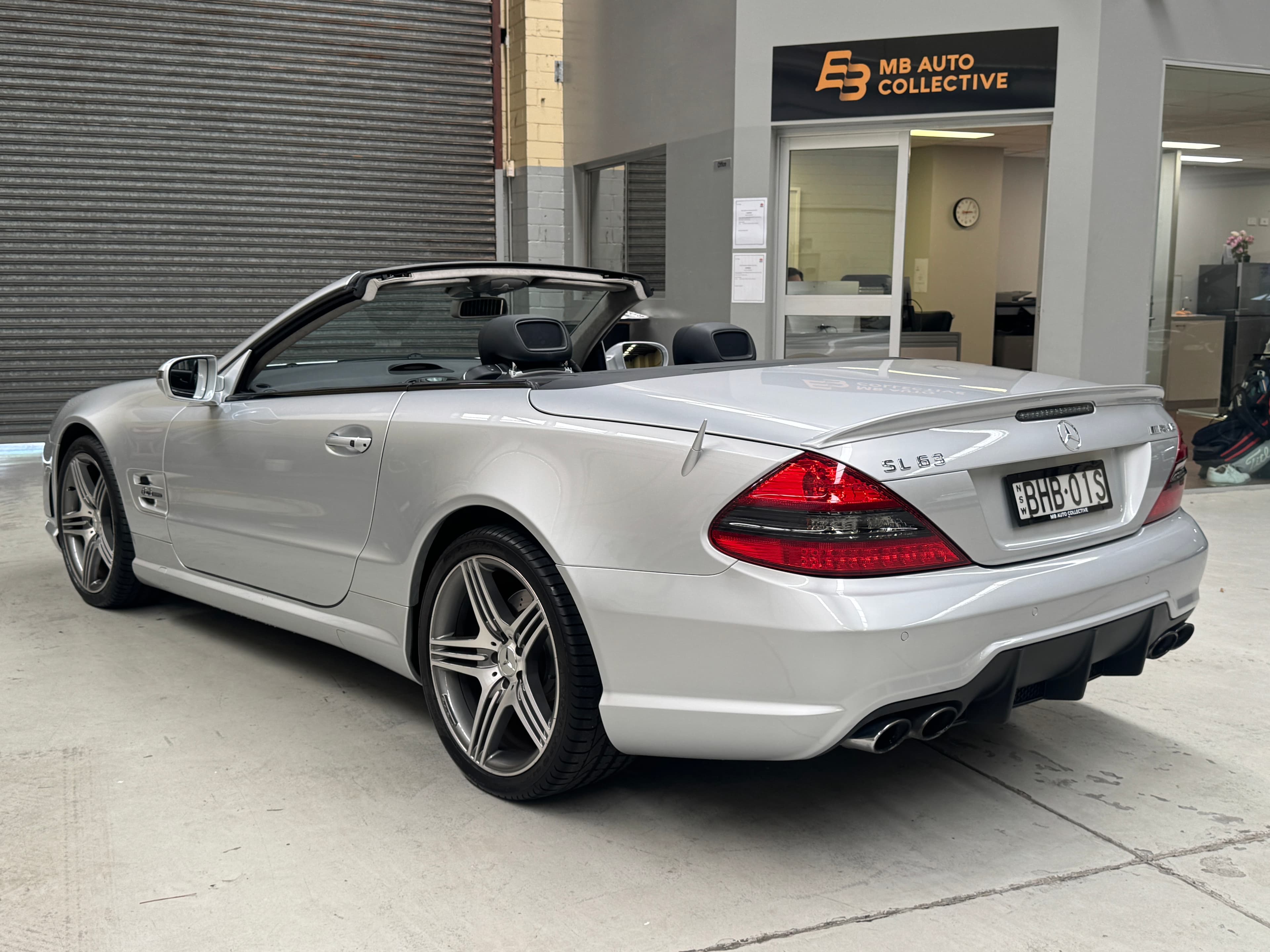 2008 Mercedes-Benz SL 63 AMG R230 08 Upgrade in Silver — dashboard