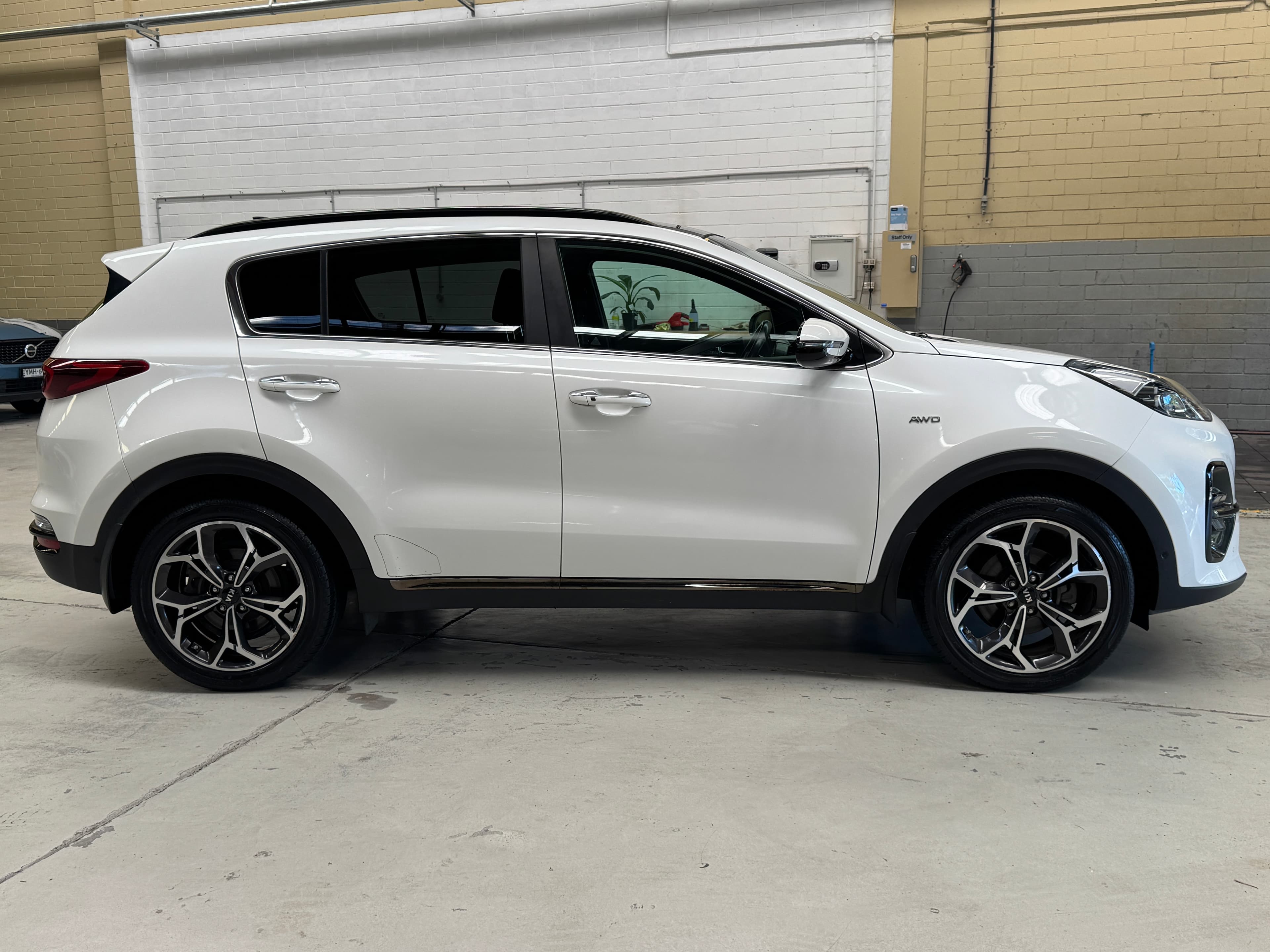 2019 Kia Sportage GT Line in White — interior