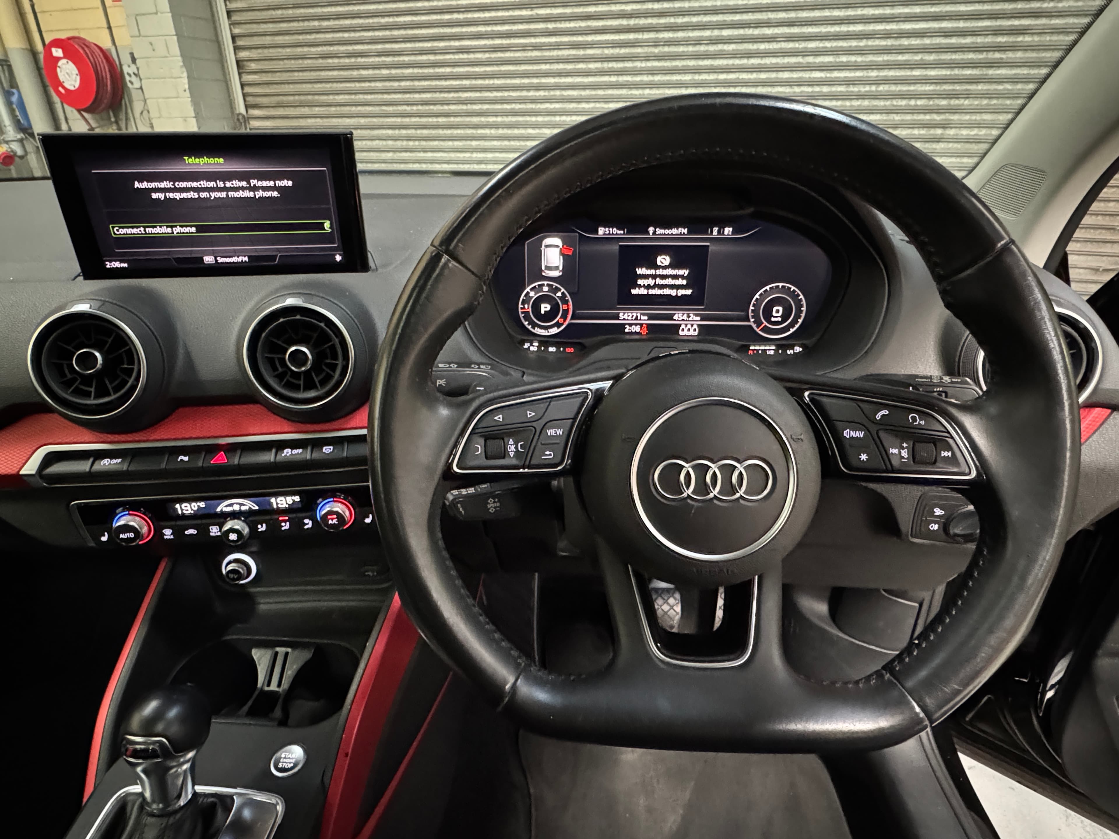 2017 Audi Q2 Sport in Black — front seats