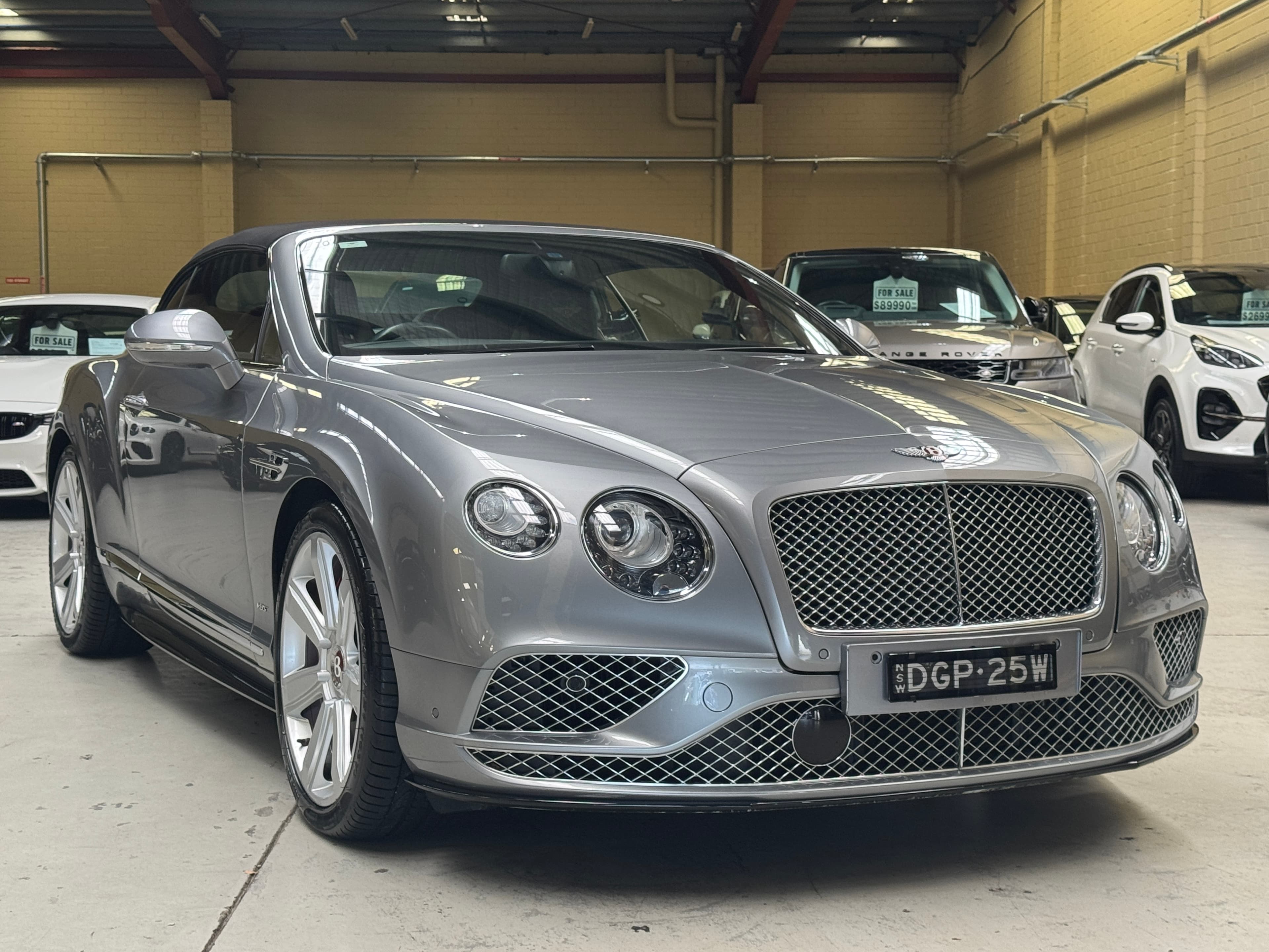 2017 Bentley CONTINENTAL V8S in Hallmark Silver — exterior rear