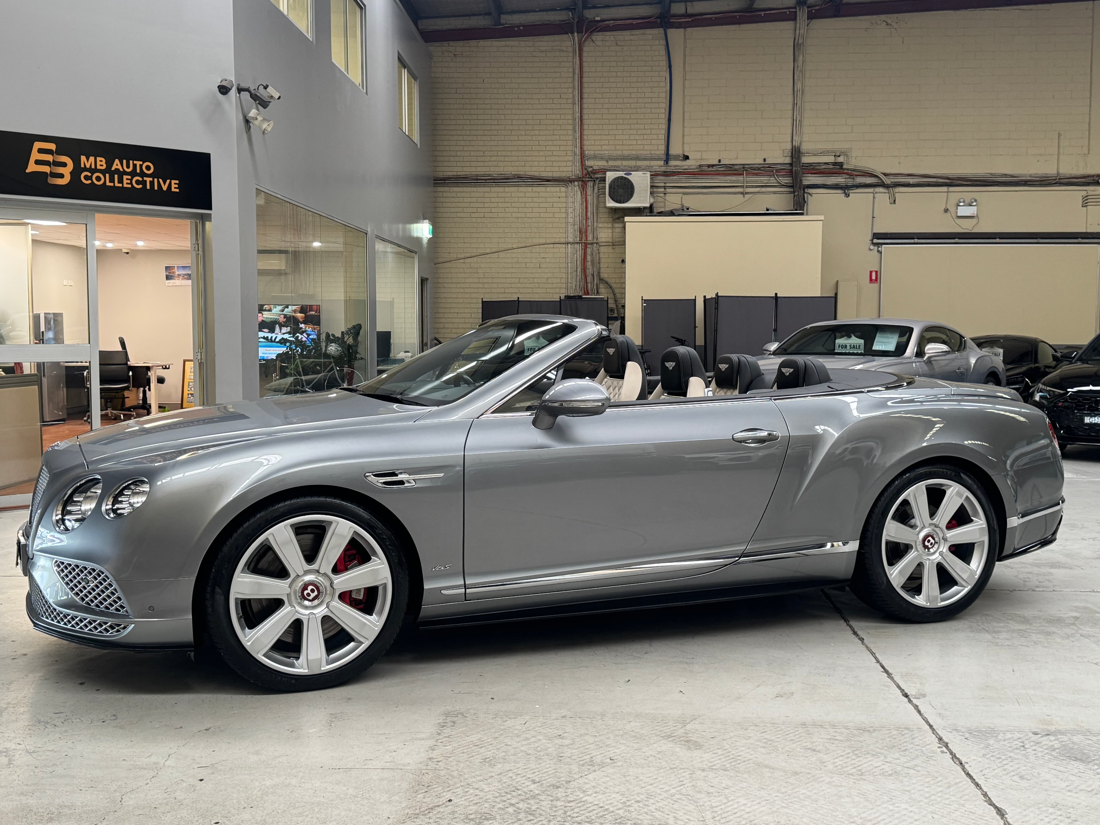 2017 Bentley CONTINENTAL V8S in Hallmark Silver — front seats